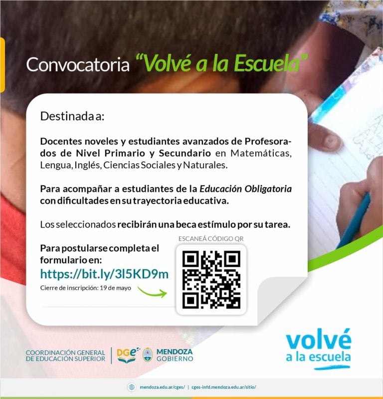 Programa "Volvé a la Escuela".