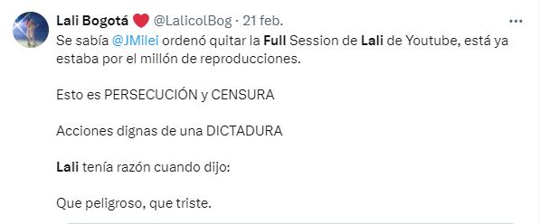 La teoría de los fans de Lali Espósito sobre la baja de la Full Session