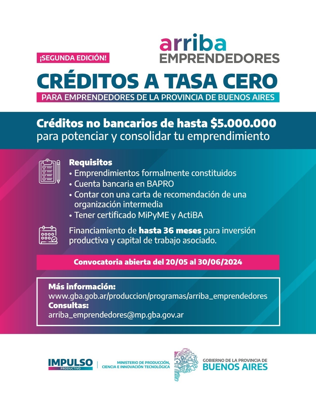 créditos Arriba Emprendedores