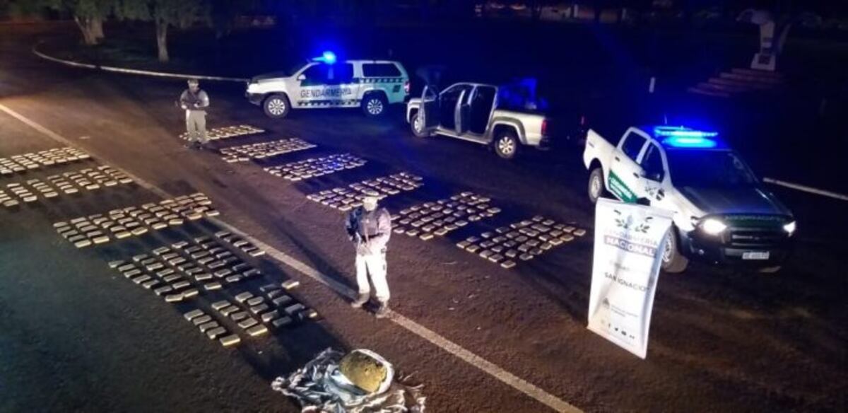 Gendarmería Nacional frustró contrabando de 350 toneladas de marihuana