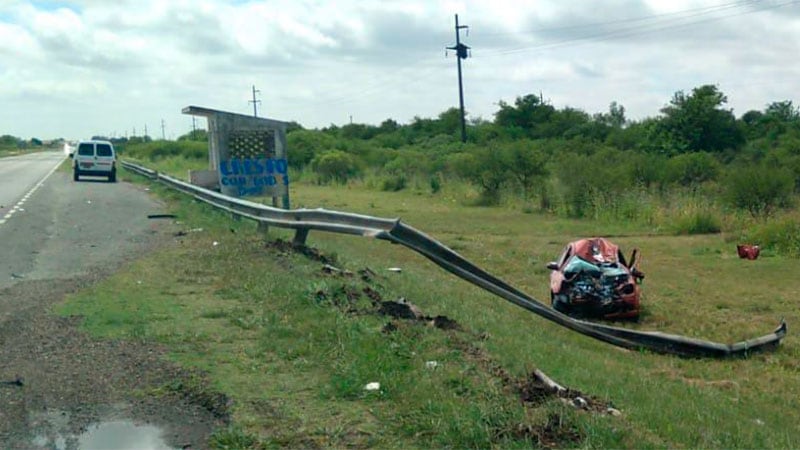 Accidente en Ruta 12.