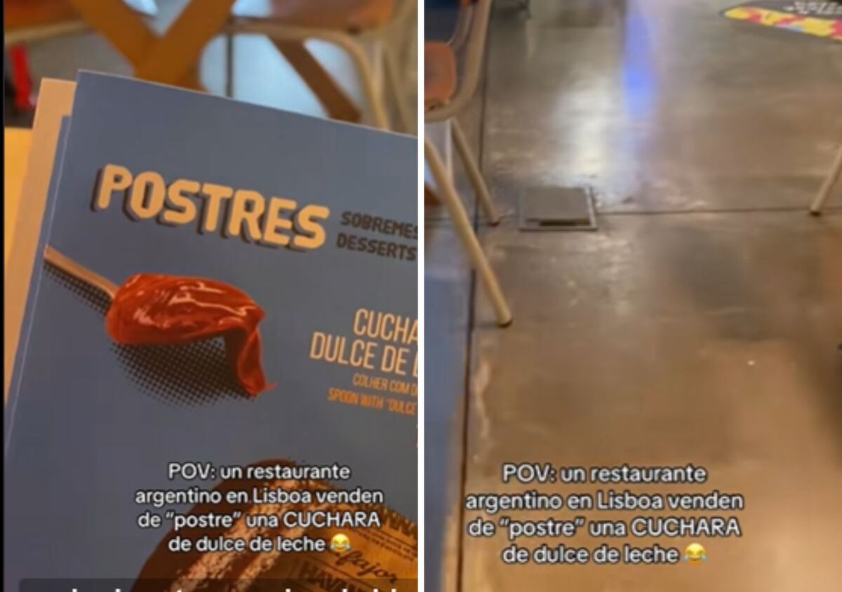 En Portugal venden como postre una cuchara de dulce de leche: cuánto cobran