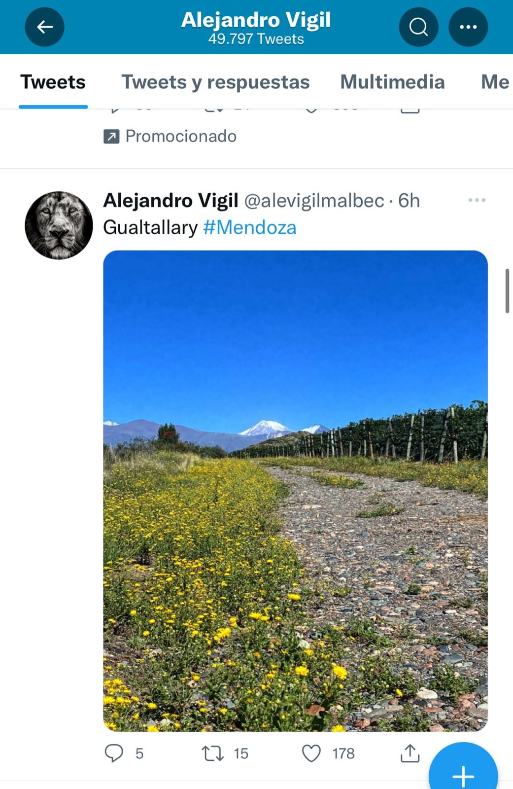 Las publicaciones de Alejandro Vigil en Twitter deslumbran a los usuarios.