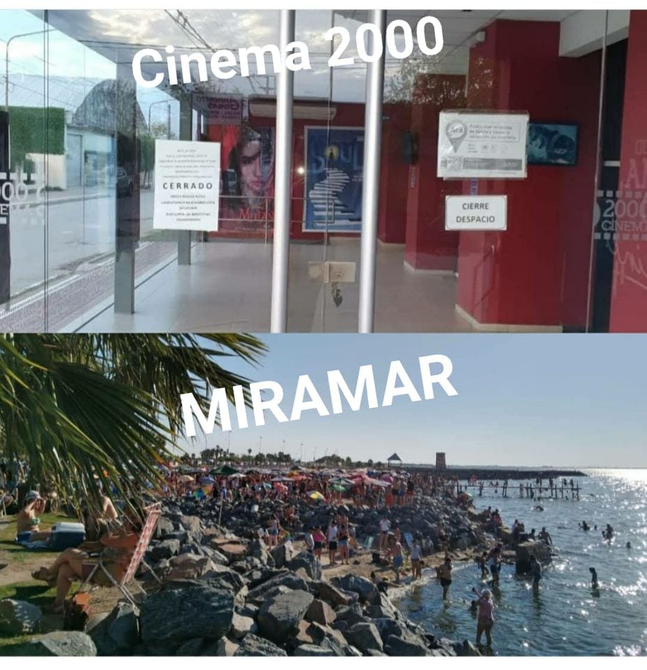 La playas desbordadas en Miramar colmó el vaso