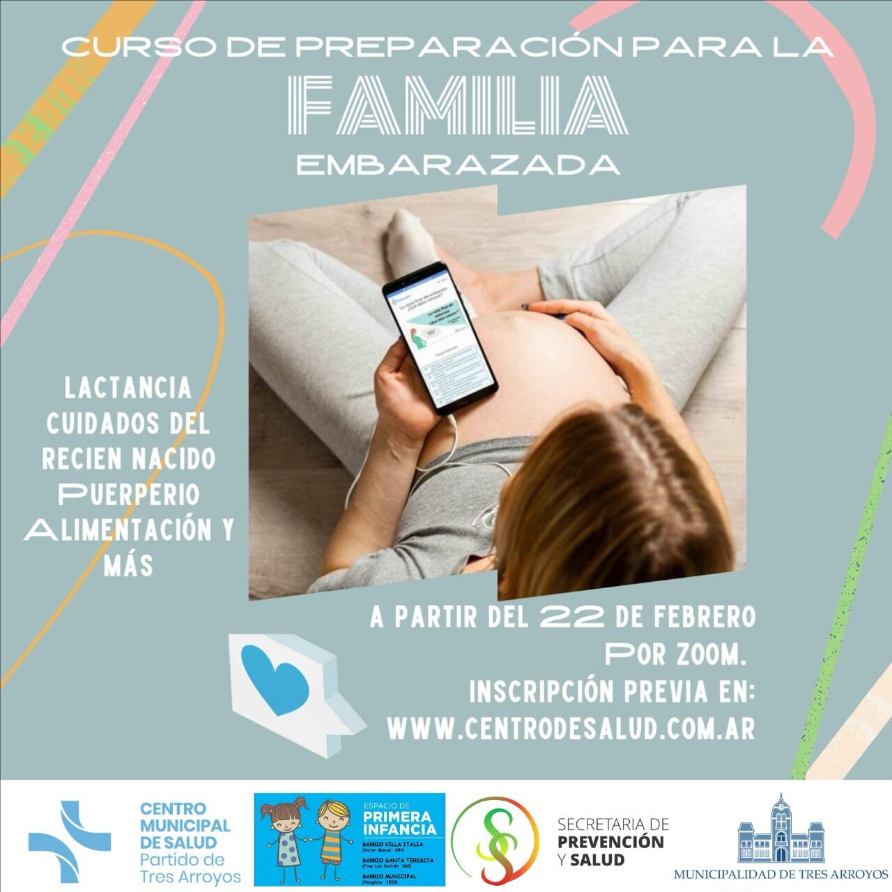 Nueva edición virtual del Curso de preparación para la familia embarazada