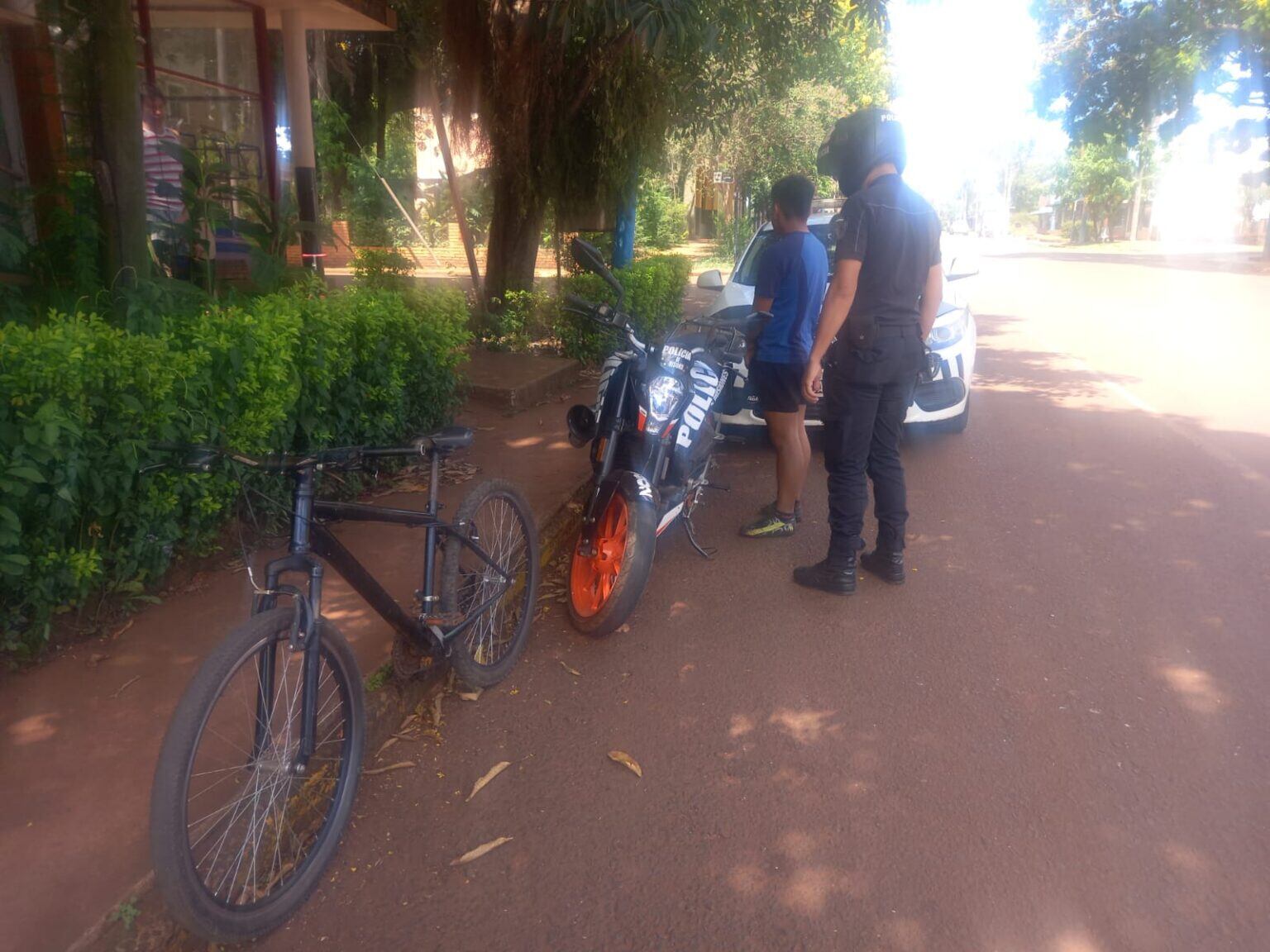 Montecarlo: sustrajo una bicicleta, la cambió de color y fue detenido.