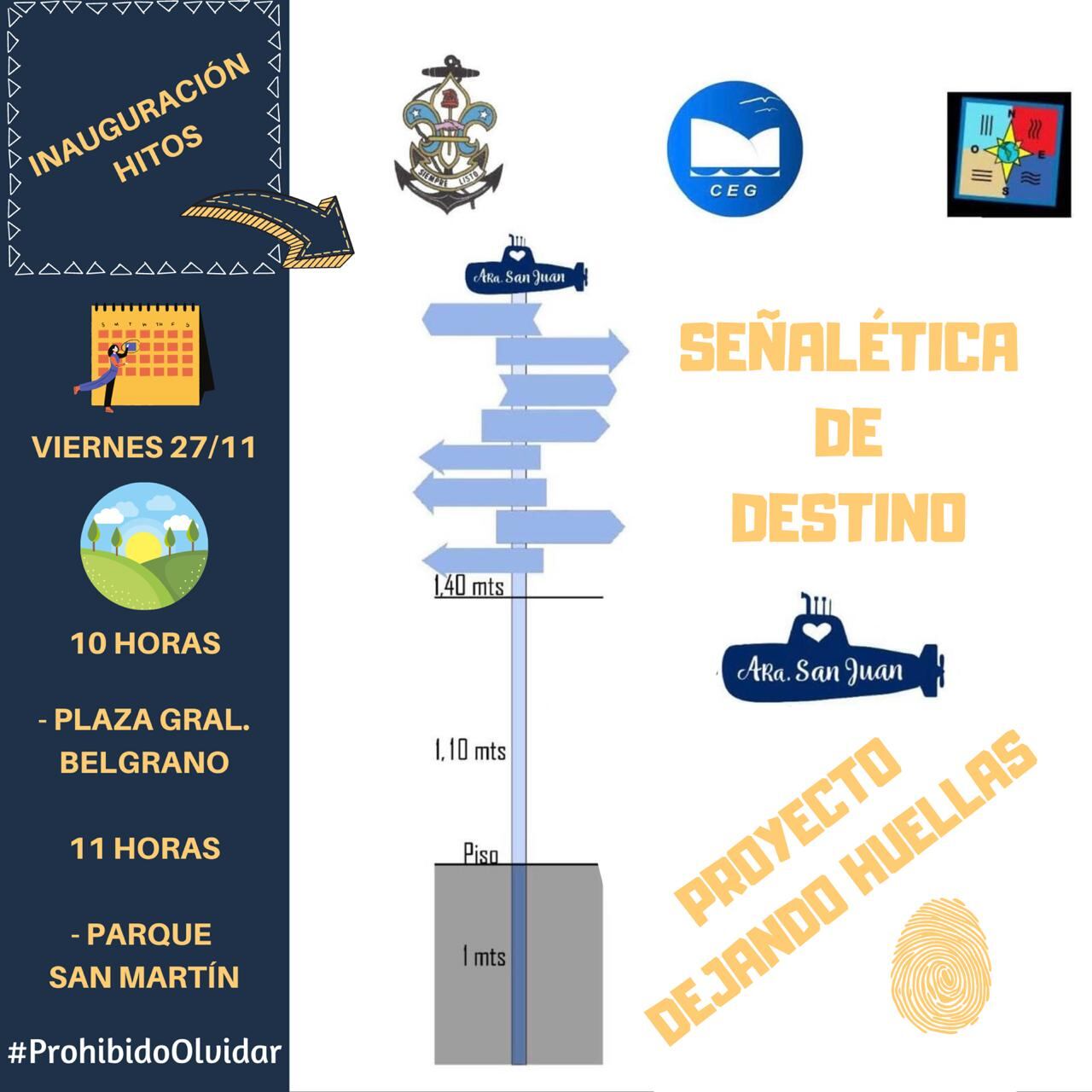 Se colocarán 6 hitos de distancia en Punta Alta