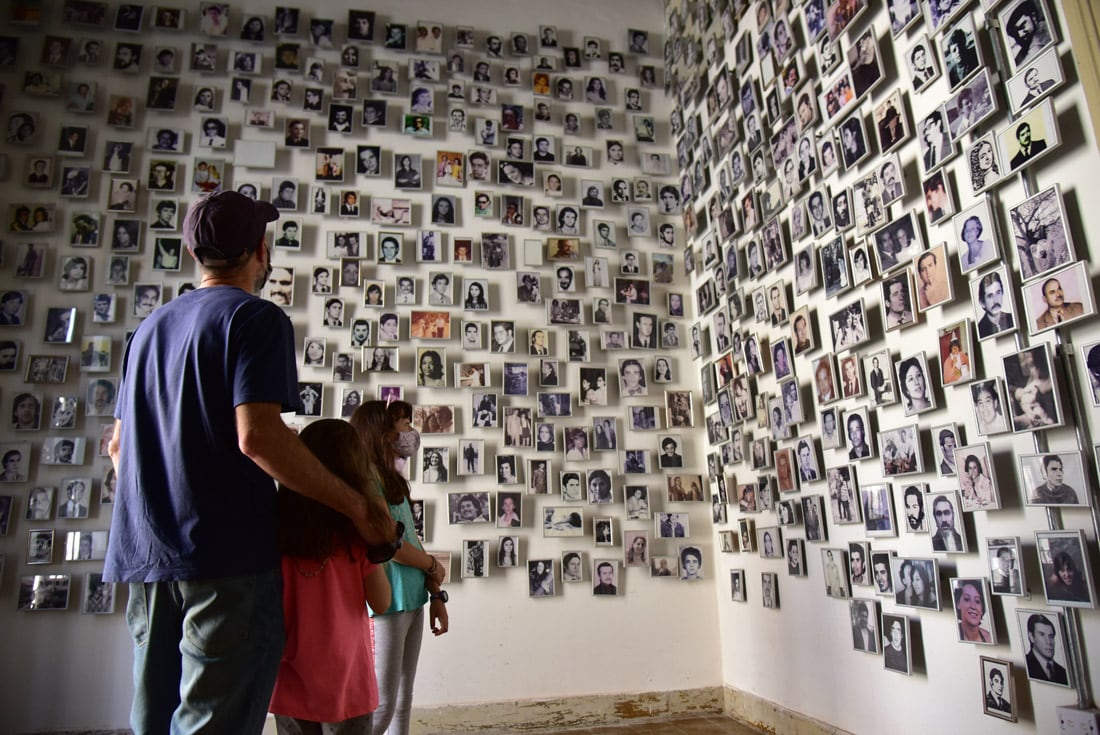 Archivo Provincial de la Memoria, ex centro clandestino de detención D2, en la jornada previa al aniversario del Golpe de Estado. (Nicolás Bravo)