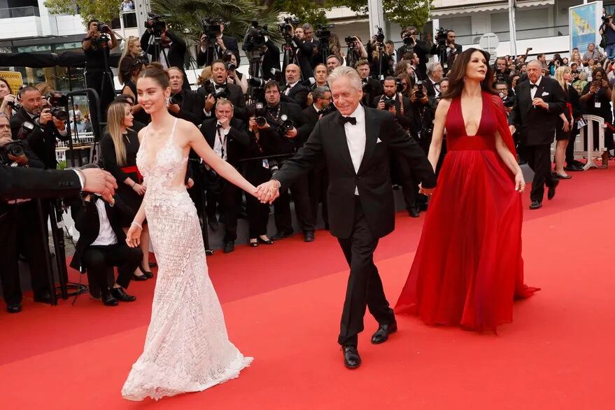 Carys acompañó a sus padres en el festival de Cannes