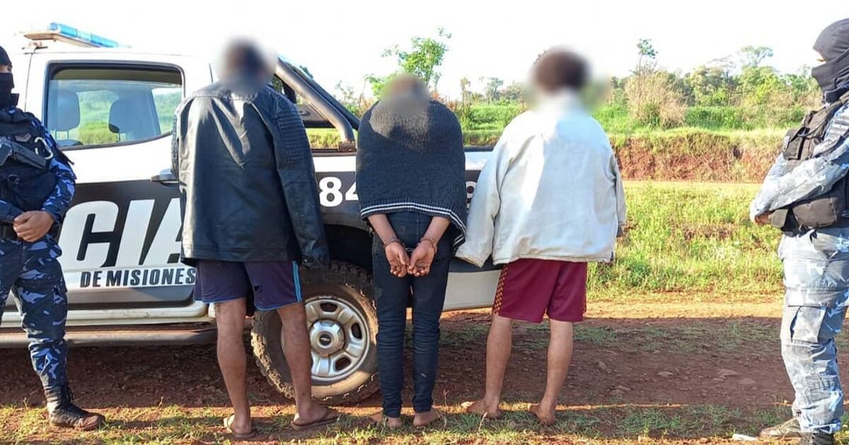Comandante Andresito: Tres cuatreros detenidos tras amenazar con armas de fuego a un hombre