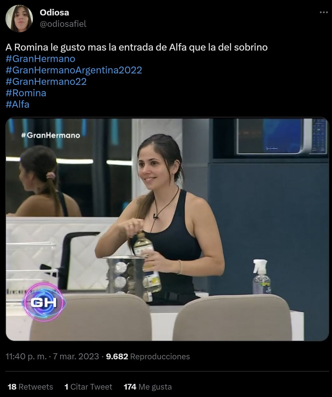 "Gran Hermano": las reacciones de la casa tras el ingreso de "Alfa" (Captura de pantalla)