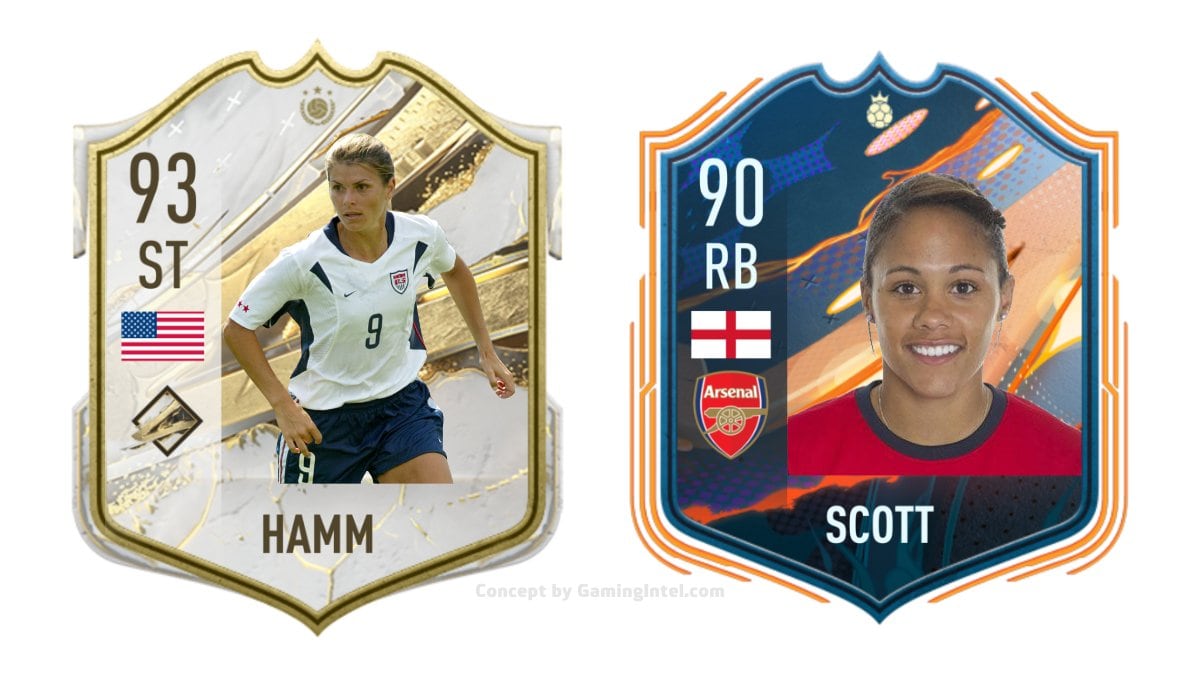 Mia Hamm y Alex Scott, nuevas cartas de Ultimate Team