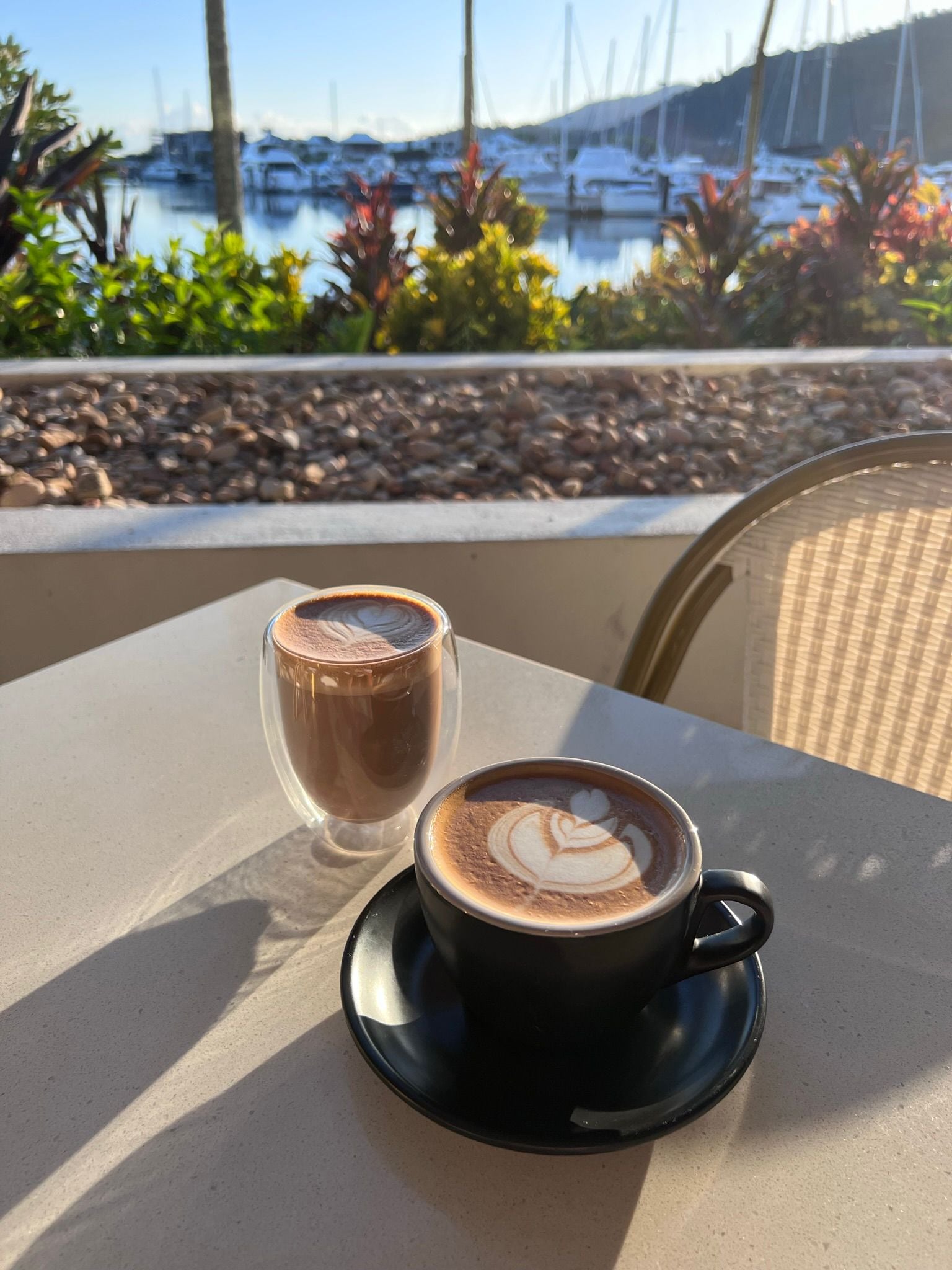 Rainero trabaja como barista.