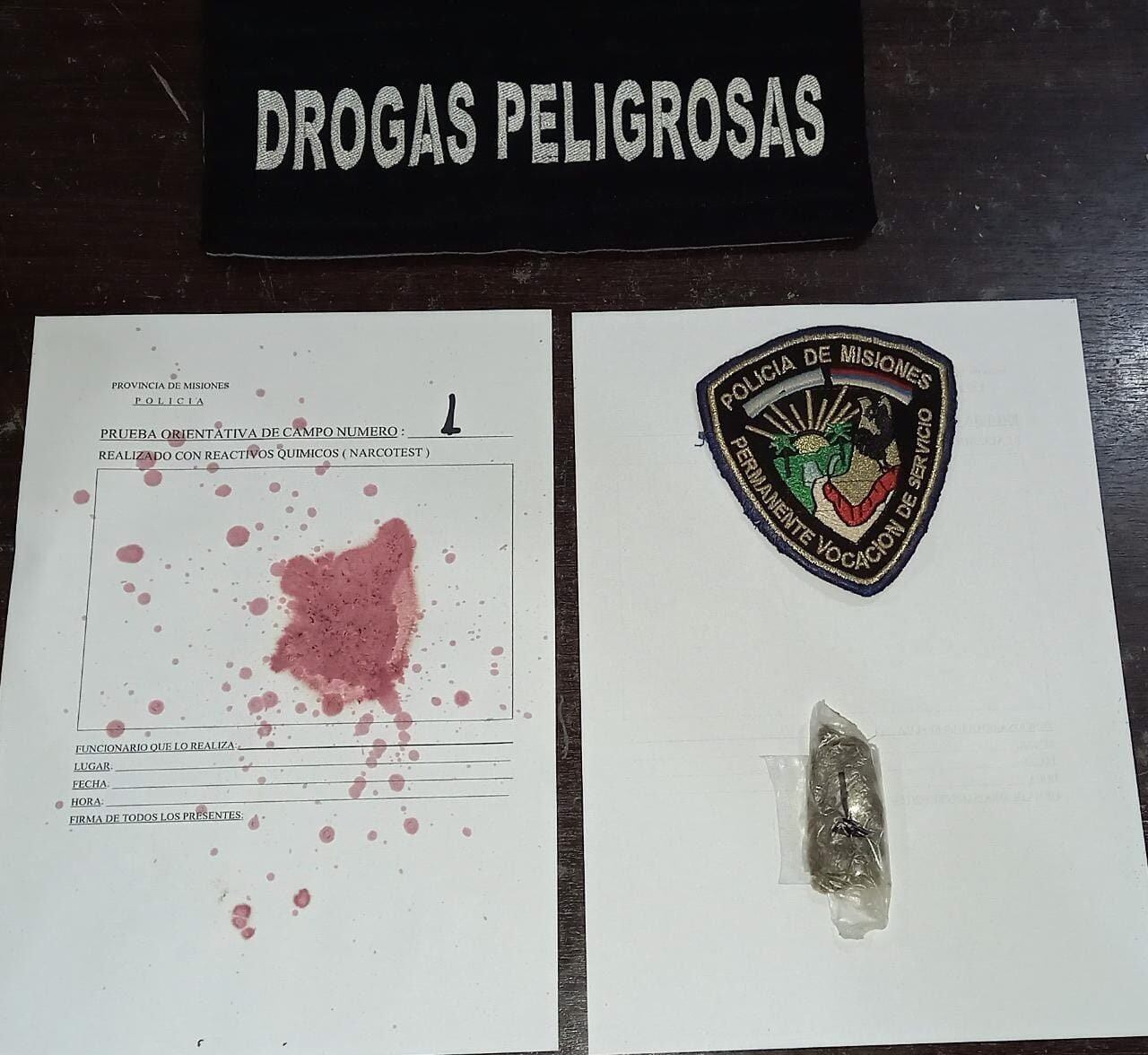 Terminó detenido tras intentar ingresar marihuana a un preso en Campo Grande.