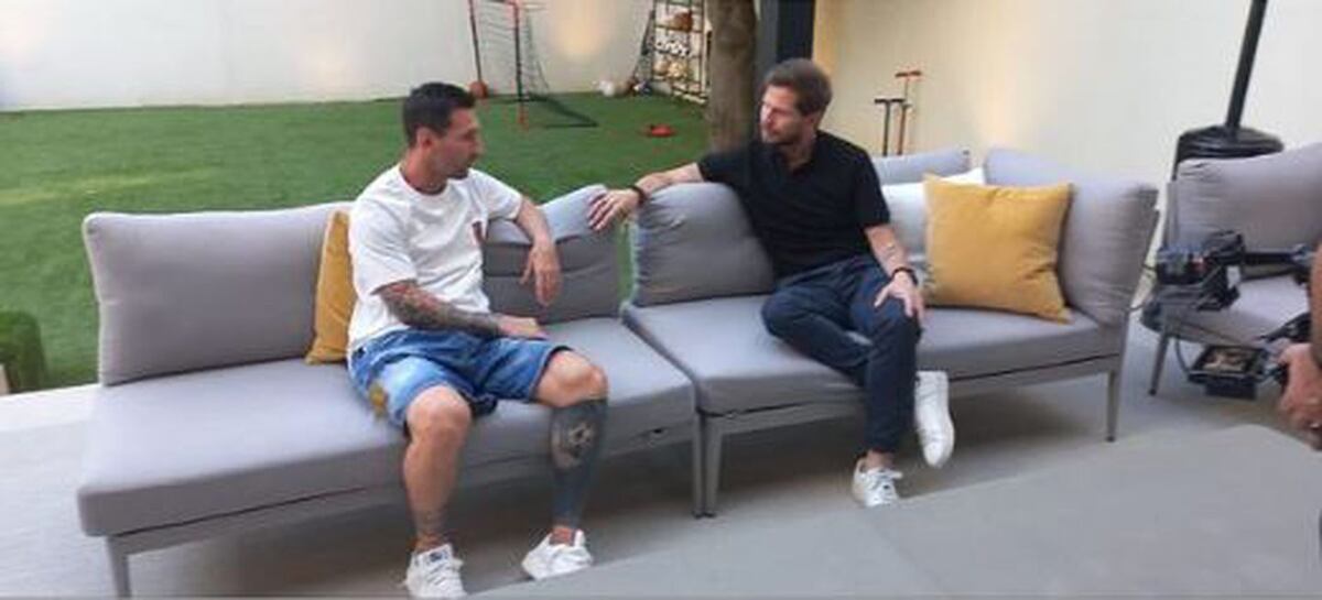 A poco del Mundial de Qatar, Lionel Messi conversó con Sebastián Vignolo en su casa de París