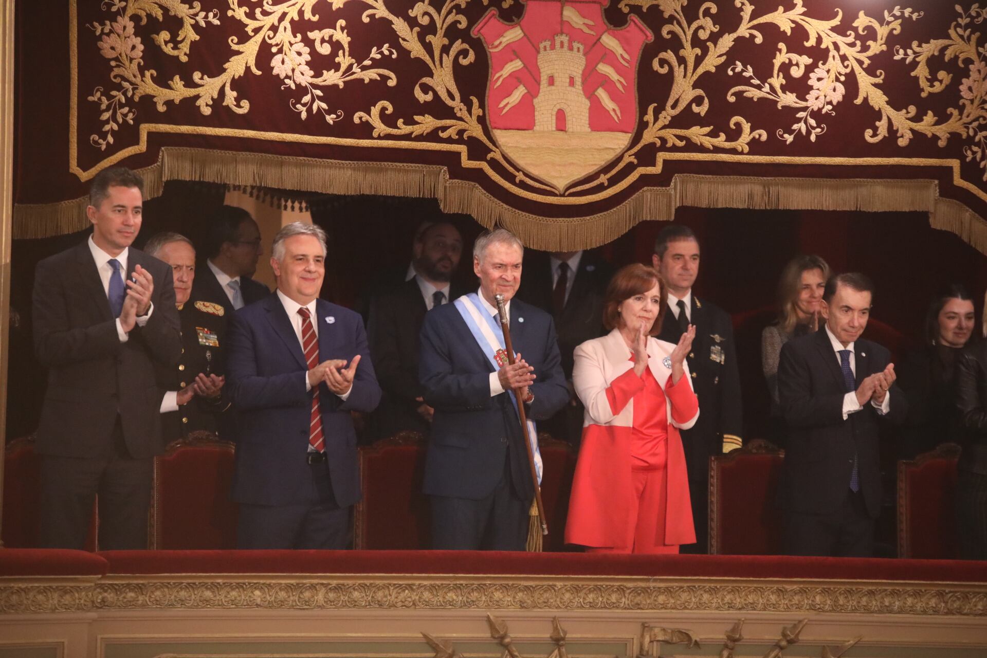 Velada de gala por el 25 de Mayoen el Teatro Libertador San Martín. (Gobierno de Córdoba)