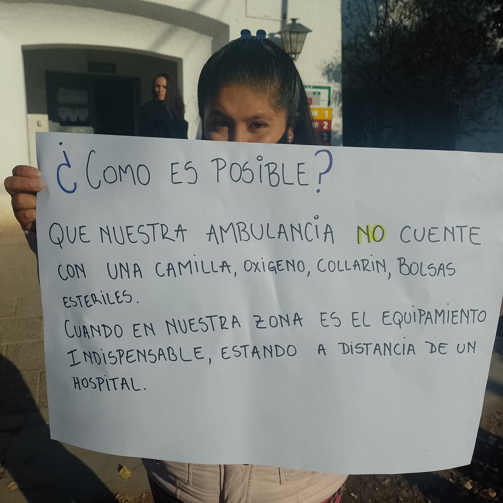 Otro de los reclamos, además de enfatizar que Potrerillos no es solo un polo turístico, también viven personas.