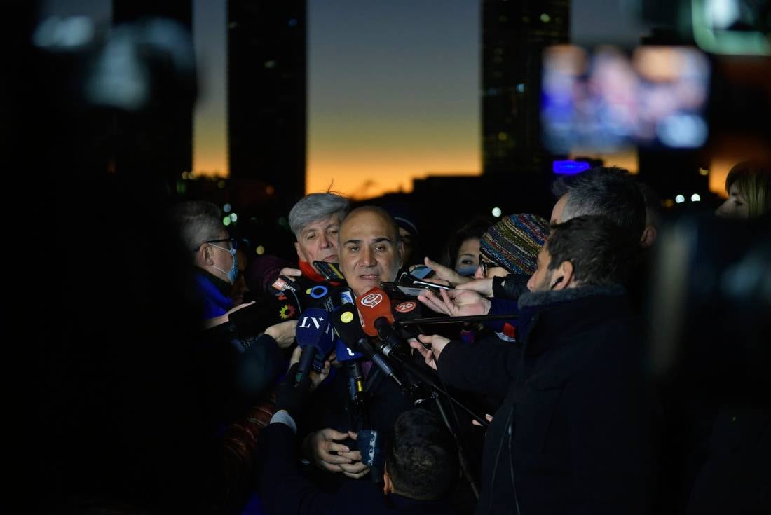 El jefe de Gabinete habló al ingresar a la Casa de Gobierno, en la previa de la reunión de ministros. 