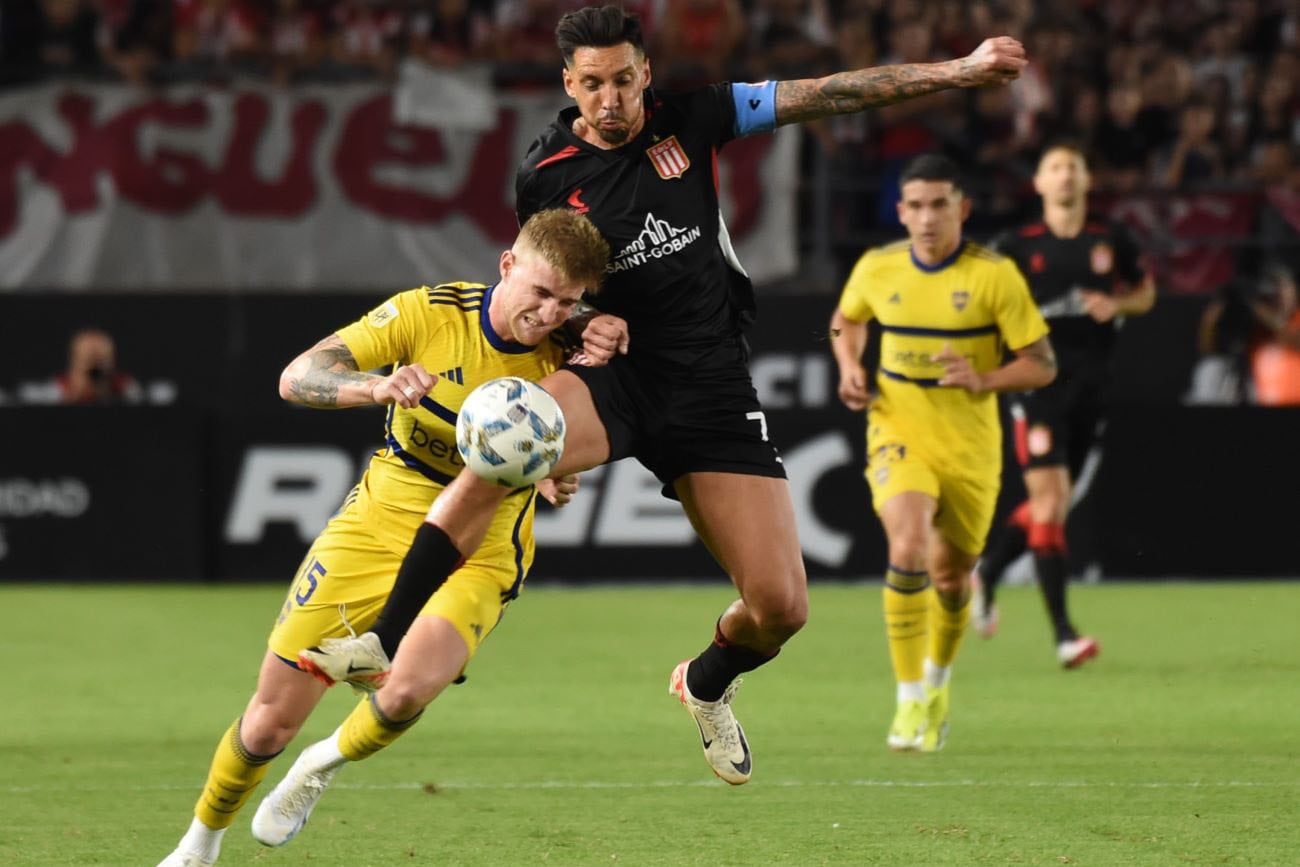 Boca visitó a Estudiantes de La Plata, por la jornada 11 de la Copa de la Liga Profesional. Foto: Fotobaires