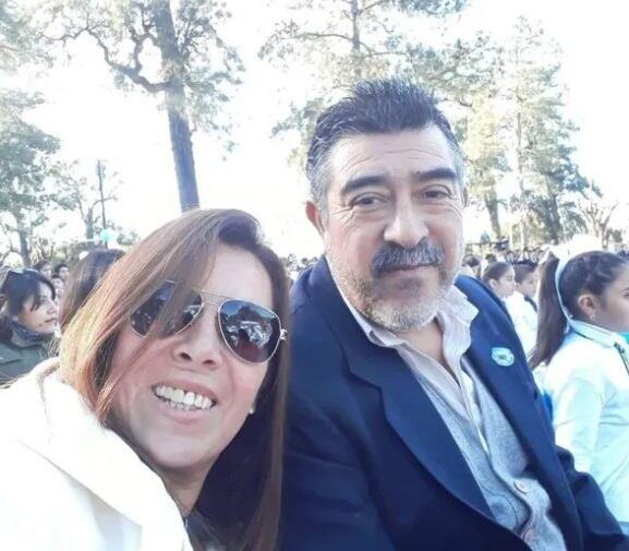 Corrientes. María Victoria Caillava y su pareja Carlos Pérez.