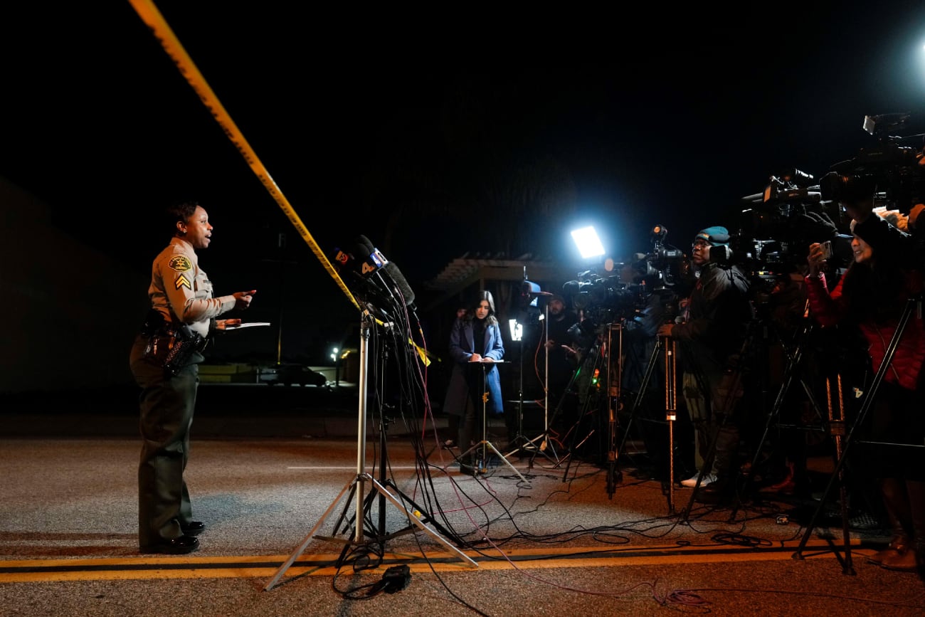 Tiroteo en Estados Unidos. Ocurrió en la ciudad de Monterey Park, al este de Los Ángeles. (AP)