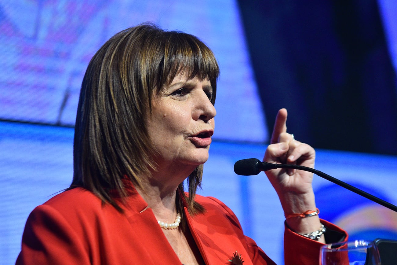 Patricia Bullrich presenta a Carlos Melconian como su referente en economía. (Pedro Castillo / La Voz)