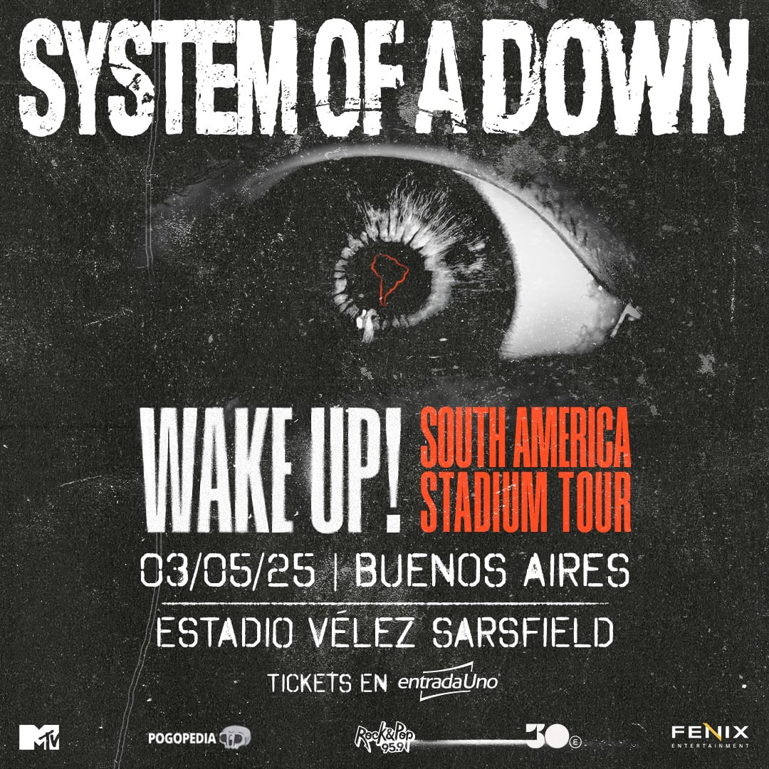 System Of A Down en Argentina 2025: cuándo será el show y dónde comprar entradas