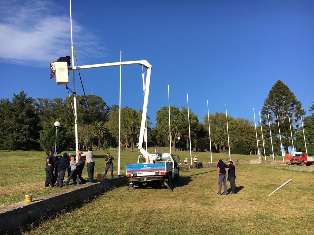 Así son las mejoras que realizan en Tandil de cara a Semana Santa