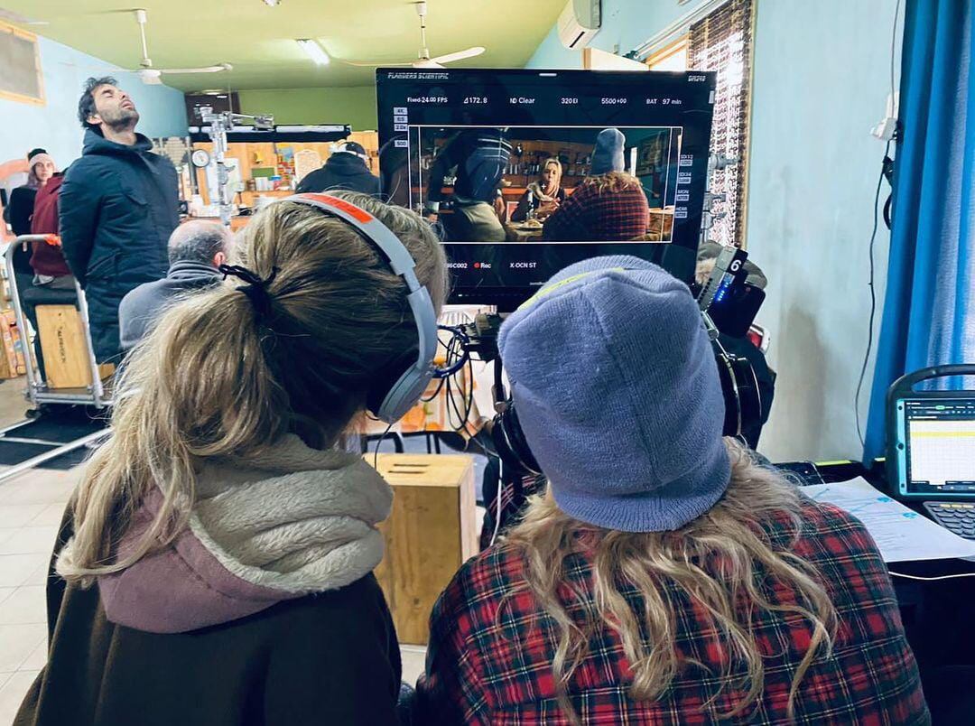 Dolores Fonzi filmó parte de su primera película como directora en San Luis.