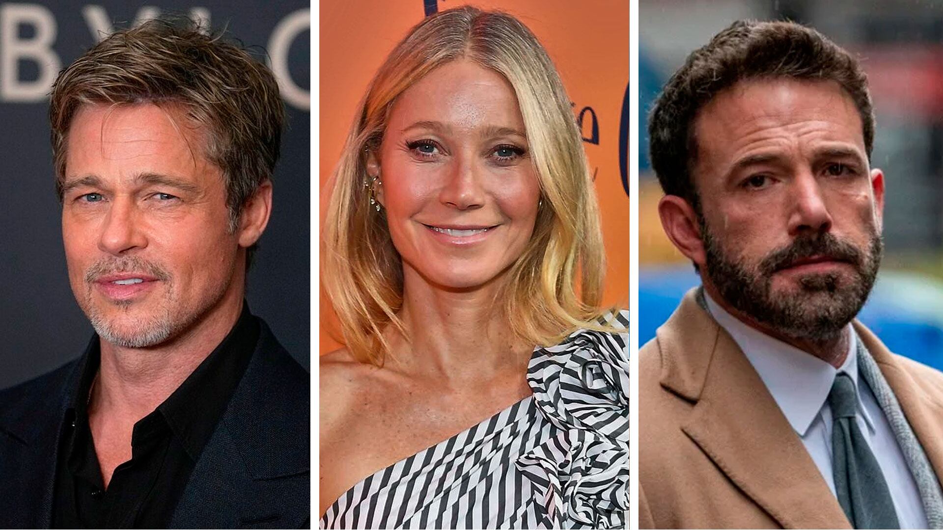 Gwyneth Paltrow fue pareja de Brad Pitt y de Ben Affleck.