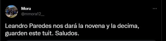 Los hinchas de Boca piden por el regreso de Leandro Paredes.