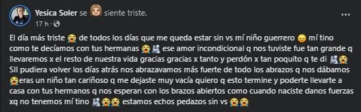 Las desgarradoras palabras de Yesica, mamá de Noha, el pequeño que se descompensó en un vuelo y murió.