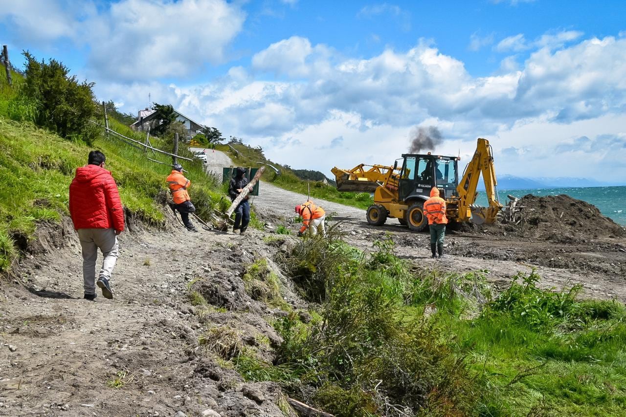 Se trabaja en la etapa de construcción y adecuación de un sendero interpretativo para la observación de aves dentro de la Reserva Municipal Desembocadura del Río Turbio.