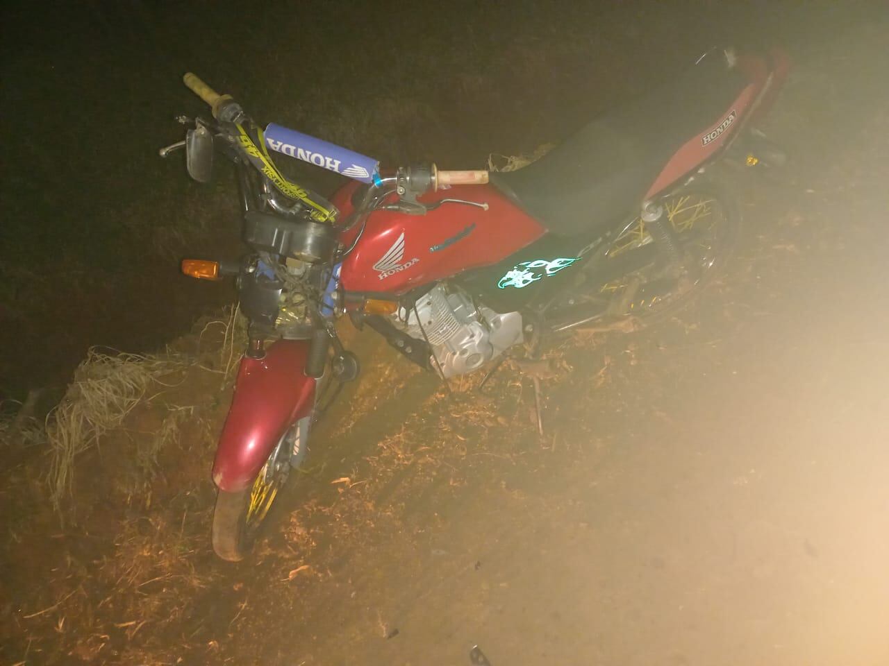 Despistó con su motocicleta y lamentablemente falleció.