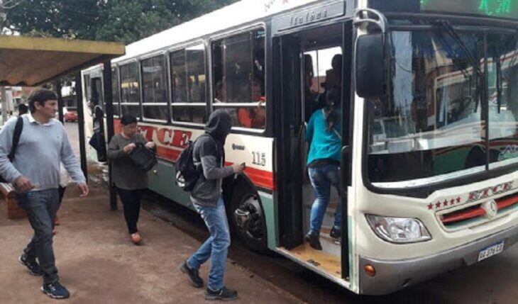 Sin servicio de transporte público en Eldorado.