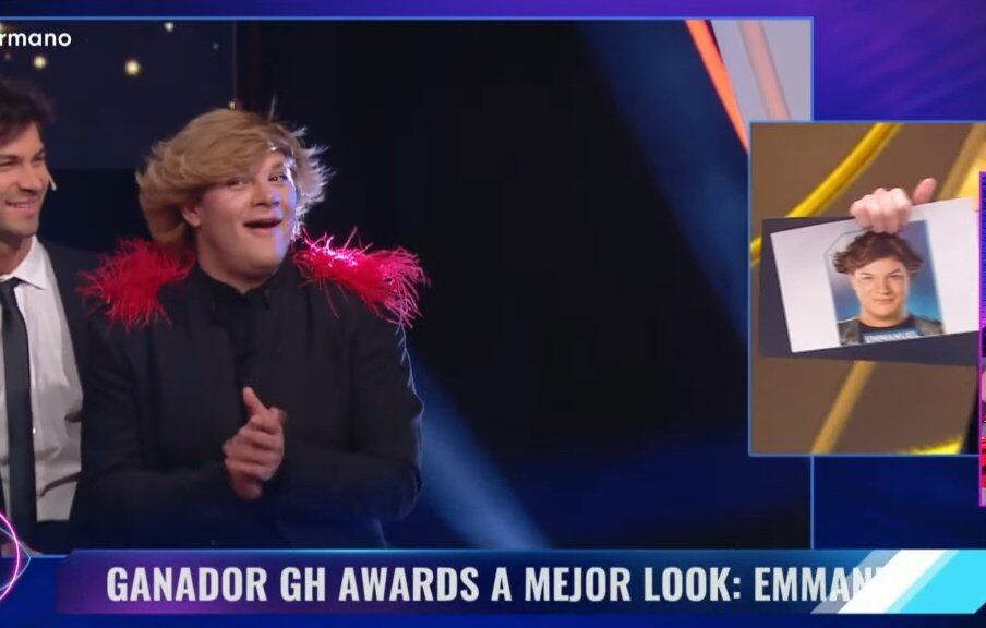 Emmanuel se llevó un premio por mejor look en Gran Hermano 2024.