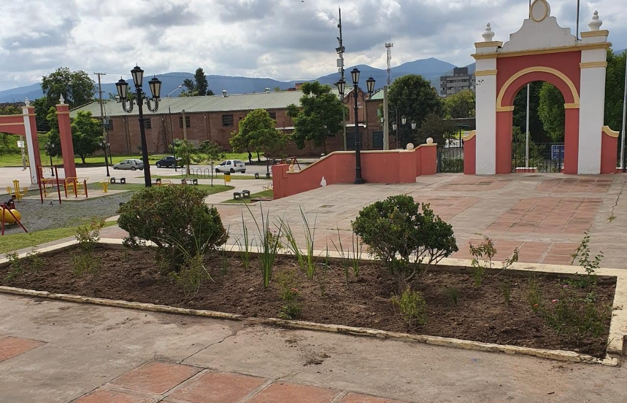 El espacio verde urbano unirá la Plaza España con el Cerro 20 de Febrero.