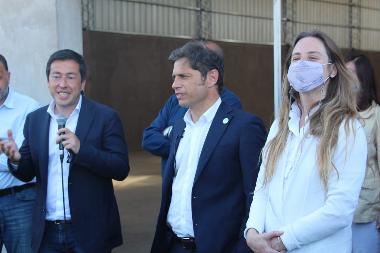 Axel Kicillof en Orense y Claromecó