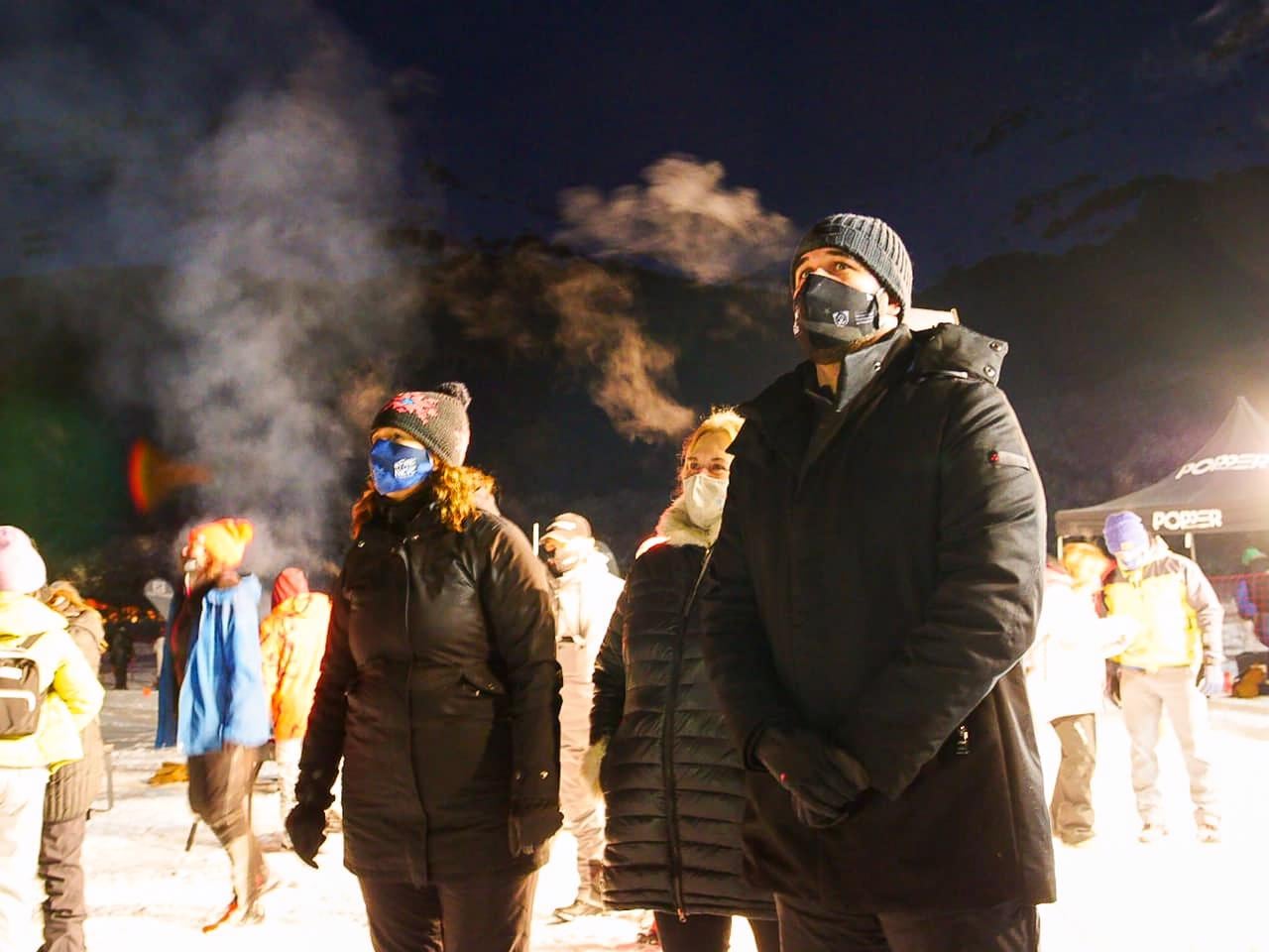 La vicegobernadora de Tierra del Fuego, Mónica Urquiza fue la encargada de representar a las autoridades provinciales en la inauguración de la temporada de invierno 2021.