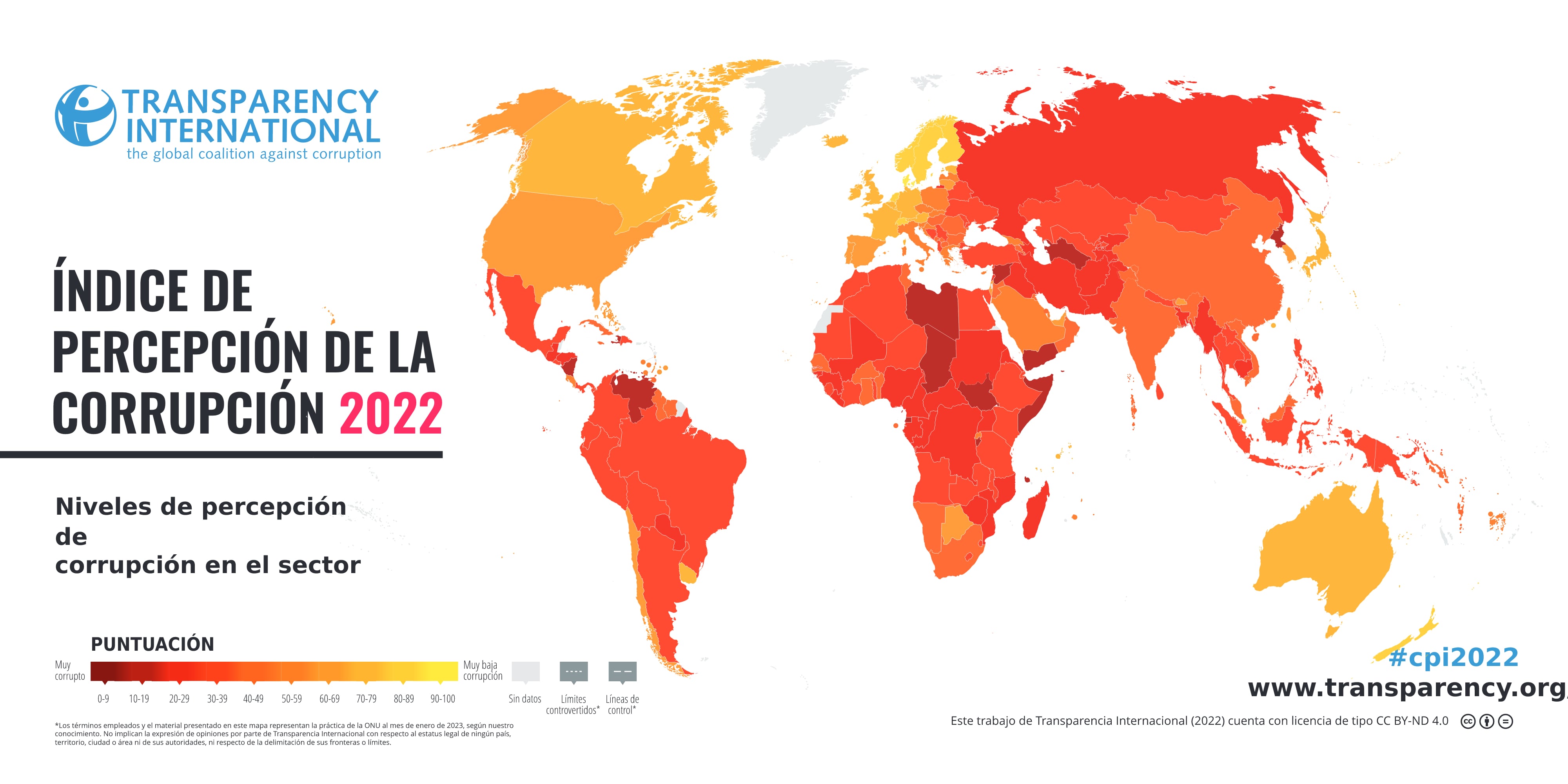 Índice Percepción de la Corrupción 2022.