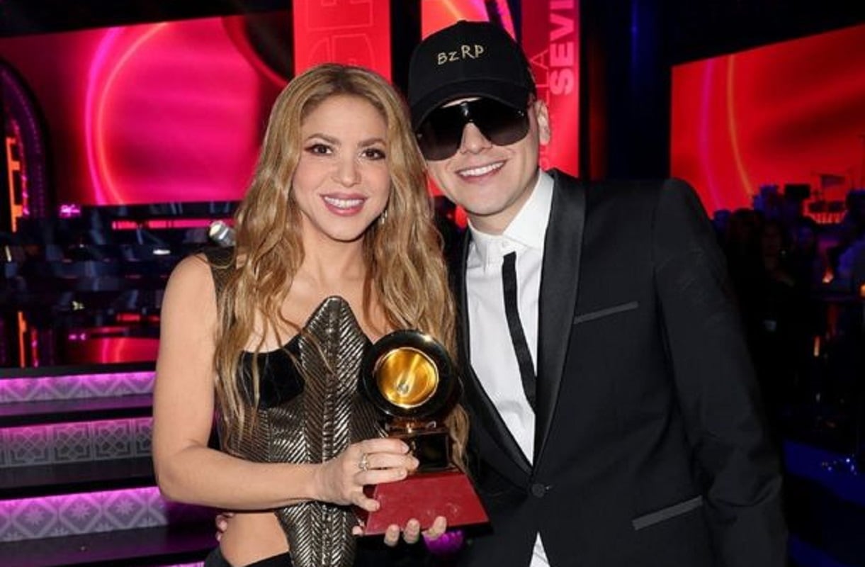 Shakira y Bizarrap, los más celebrados en los premios Latin Grammy 2023 (Gentileza)