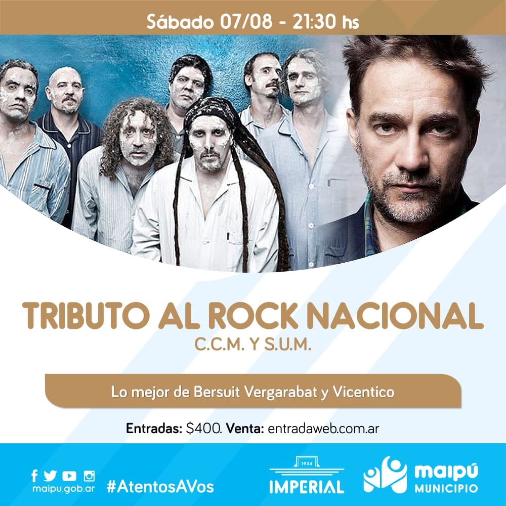 Tributo al rock nacional en el Teatro Imperial.