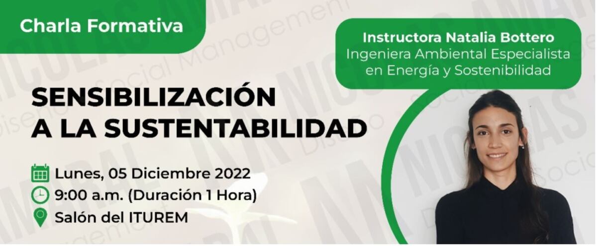 Se realizará la charla formativa “Sensibilización a la Sustentabilidad” en Puerto Iguazú