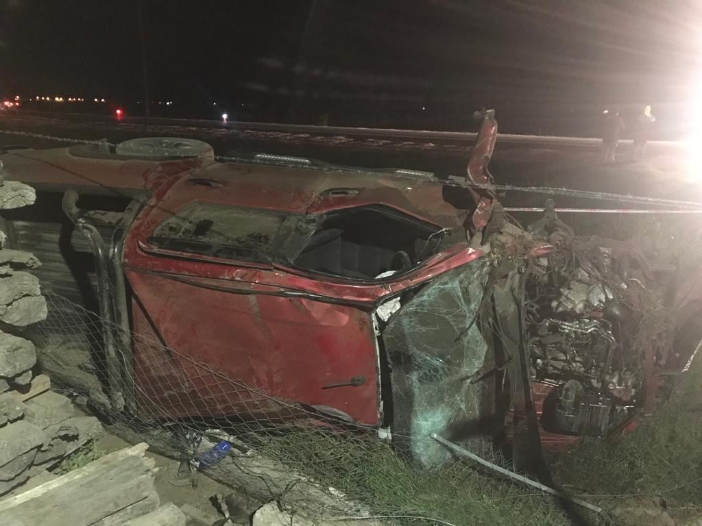 Así quedó la camioneta. (Policía)