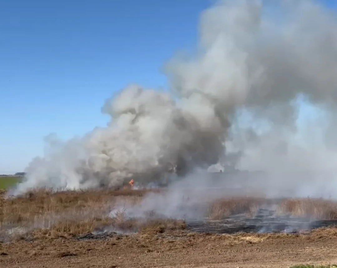 Incendio zona rural de Arroyito