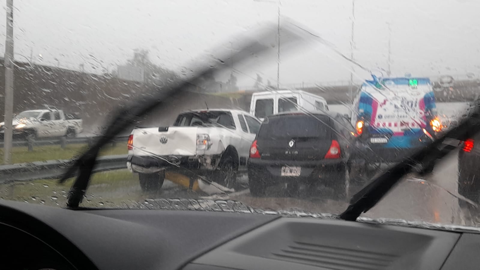 Choque en la avenida Circunvalación de Córdoba.