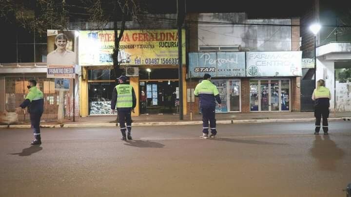 Operativos de control de la Dirección de Tránsito y la Policía Provincial de Misiones.