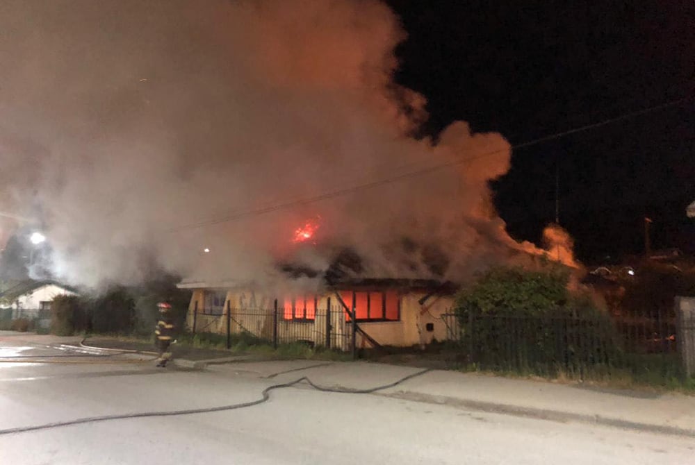 Nuevamente se produjo un incendio en El Bolsón.