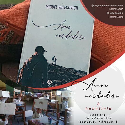 Miguel Vulecovich presentó su libro Amor Verdadero