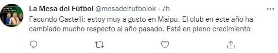 El Facha Castelli tendrá a Instituto como rival el domingo. "Si hago un gol no lo grito", afirmó.